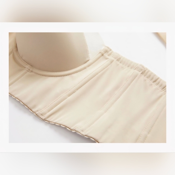 SEA BBOT Women Longline Strapless Bra Full Coverage Corset Bra #1000 - Picture 9 of 12